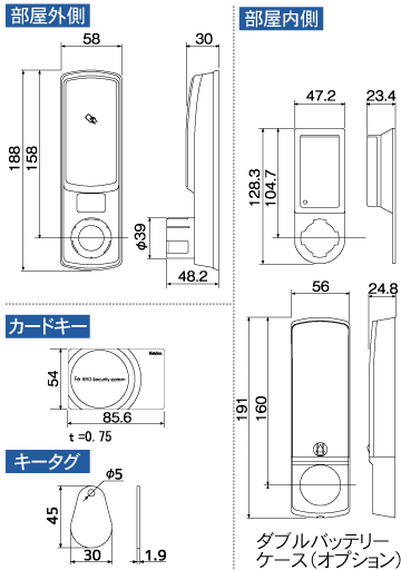 外観寸法図